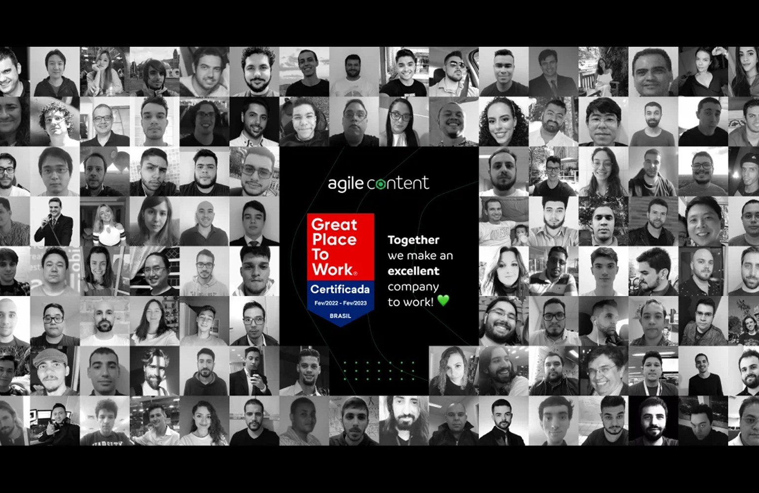 Agile Content honoured by the Great Places to Work Institute in Brazil