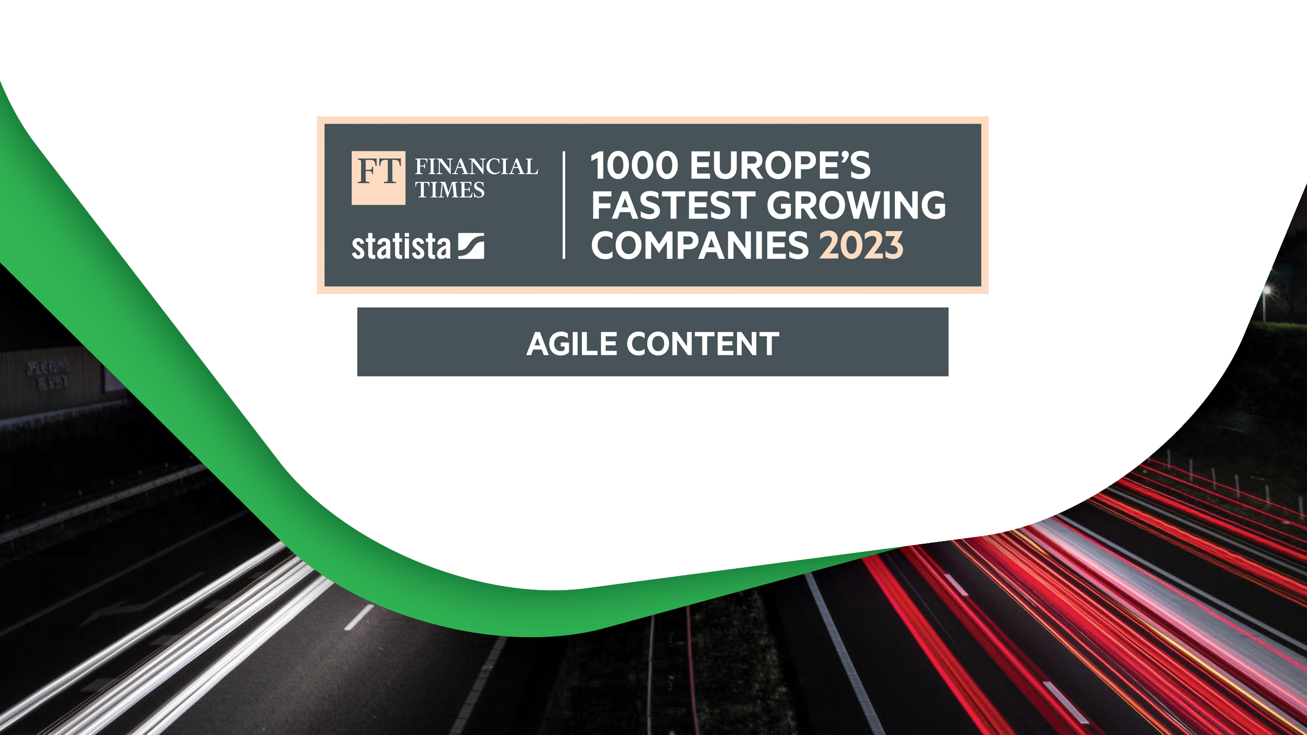 Agile Content se posiciona como la cuarta empresa europea de más crecimiento en el sector de medios y telecomunicaciones  de acuerdo con el ranking del Financial Times